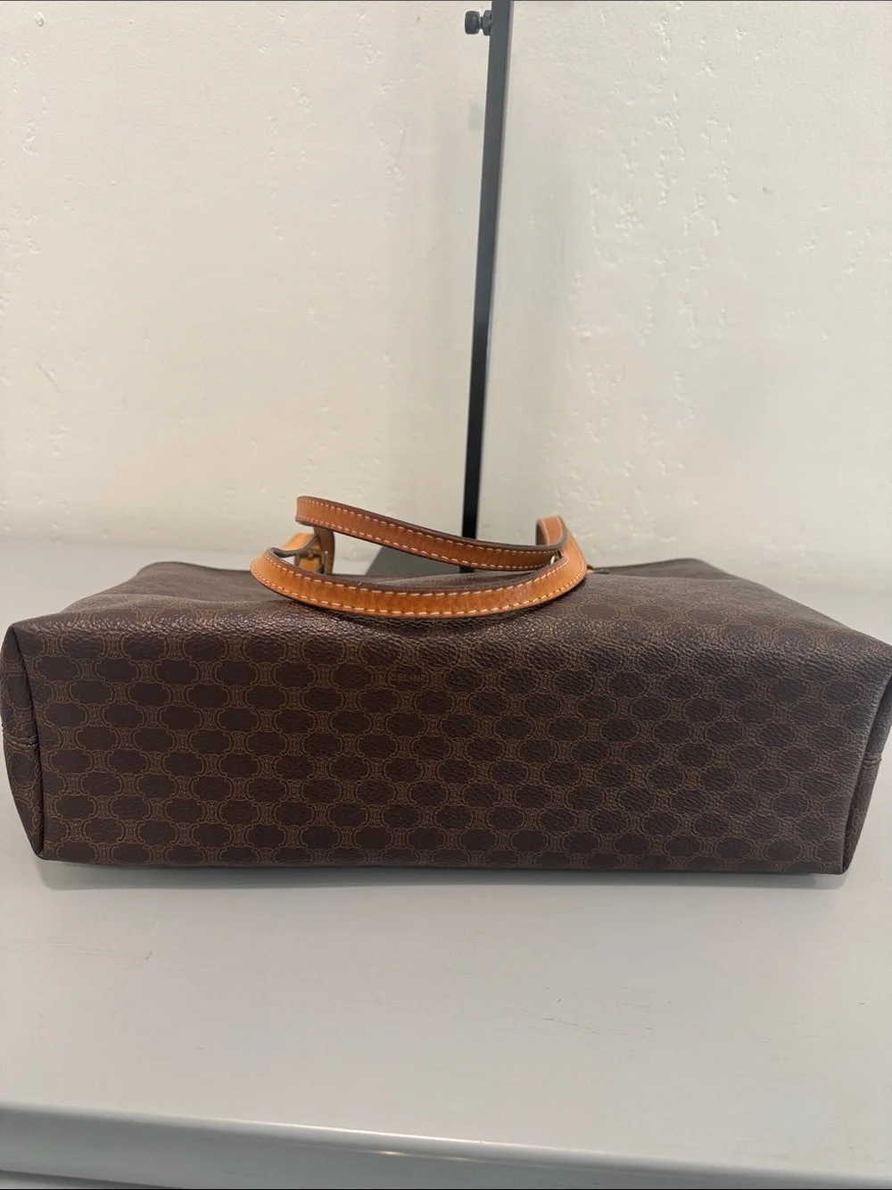 Celine macadem monogram shopper Tote